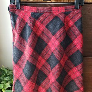 Vintage 80's Buffalo Check Skirt